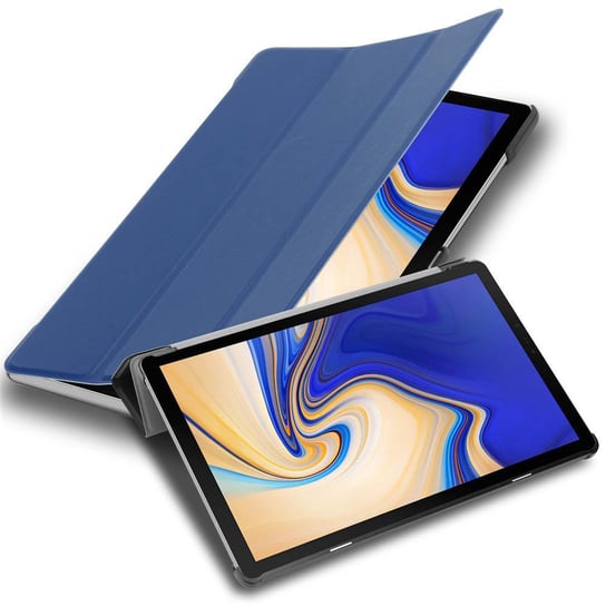 Pokrowiec Do Samsung Galaxy Tab S4 (10.5 cala) Etui w CIEMNO NIEBIESKI JERSEY Obudowa Case Cover Portfel Ochronny Cadorabo Cadorabo