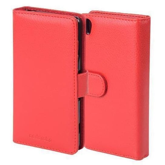 Pokrowiec Do Sony Xperia Z5 Compact W Piekła Czerwień Etui Ochronny Magnet Obudowa Case Cover Cadorabo Cadorabo