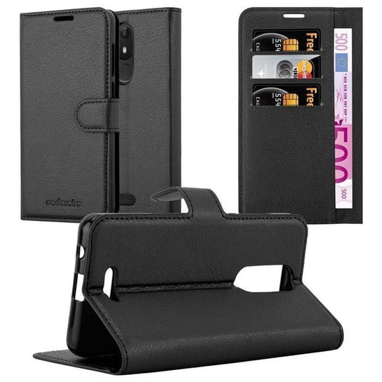 Pokrowiec Do WIKO VIEW LITE w CZARNY PHANTOM Etui Portfel Obudowa Ochronny Case Cover Cadorabo Cadorabo