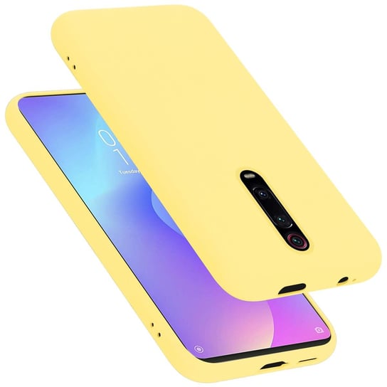 Pokrowiec Do Xiaomi Mi 9T / Mi 9T PRO / RedMi K20 / RedMi K20 PRO Etui w LIQUID ŻÓŁTY TPU Silikon Case Cover Obudowa Ochronny Cadorabo Cadorabo