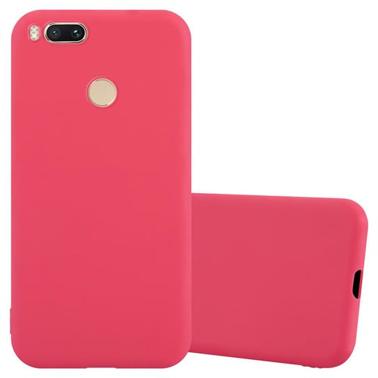 Pokrowiec Do Xiaomi Mi A1 / Mi 5X Etui w CANDY CZERWONY TPU Silikon Obudowa Case Cover Ochronny Plecki Cadorabo Cadorabo