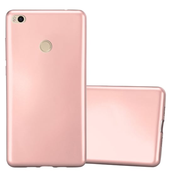 Pokrowiec Do Xiaomi Mi MAX 2 w METALLIC RÓŻOWE ZŁOTO Etui TPU Silikon Obudowa Ochronny Case Cover Cadorabo Cadorabo