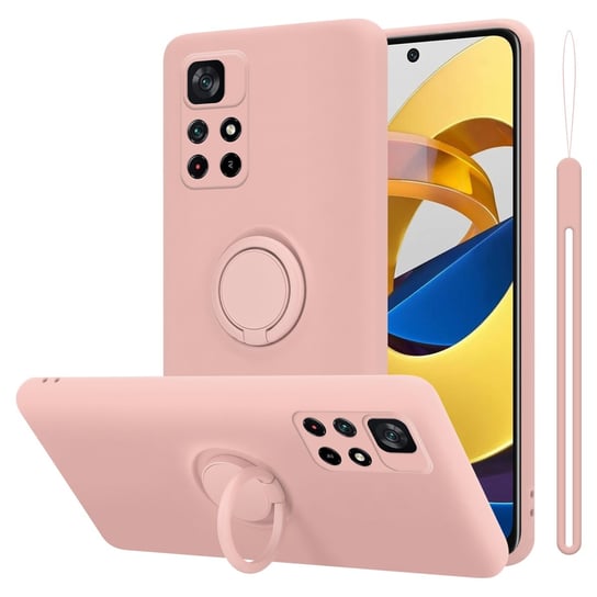 Pokrowiec Do Xiaomi POCO M4 PRO 5G w LIQUID RÓŻOWY Etui TPU Obudowa Ochronny Case Cover Plecki Cadorabo Cadorabo