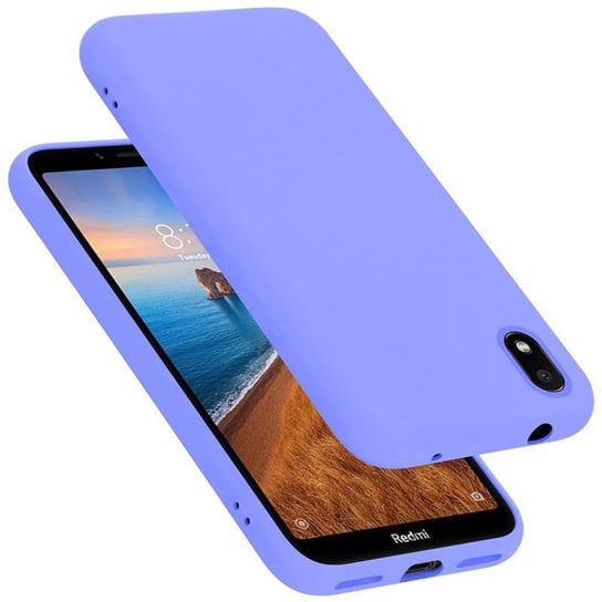 Pokrowiec Do Xiaomi RedMi 7A Etui w LIQUID JASNY FIOLET TPU Silikon Case Cover Obudowa Ochronny Cadorabo Cadorabo