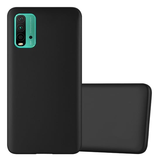 Pokrowiec Do Xiaomi RedMi 9T / POCO M3 w METALLIC CZARNY Etui TPU Silikon Obudowa Ochronny Case Cover Cadorabo Cadorabo