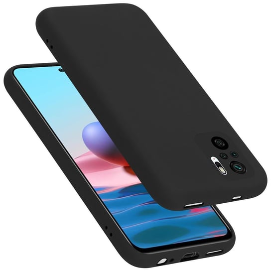 Pokrowiec Do Xiaomi RedMi NOTE 10 4G / RedMi NOTE 11 4G Etui w LIQUID CZARNY TPU Silikon Case Cover Obudowa Ochronny Cadorabo Cadorabo