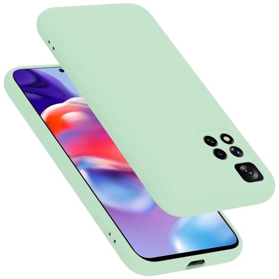 Pokrowiec Do Xiaomi RedMi NOTE 11 PRO+ Etui w LIQUID JASNO ZIELONY TPU Silikon Case Cover Obudowa Ochronny Cadorabo Cadorabo