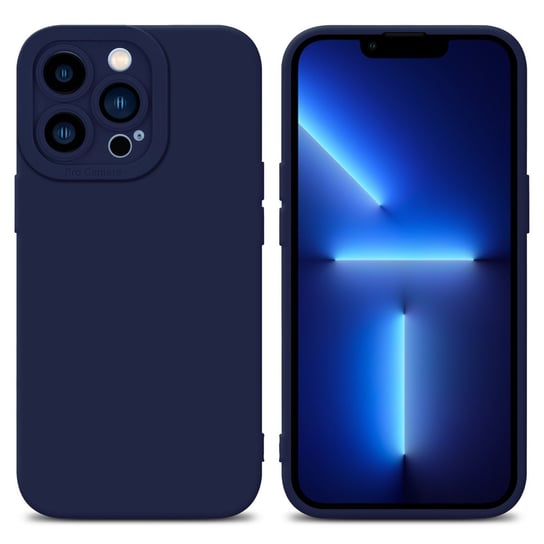Pokrowiec Etui Do Apple iPhone 12 PRO MAX w FLUID CIEMNONIEBIESKI TPU Silikonowe Obudowa Ochronny Case Cover Cadorabo Cadorabo