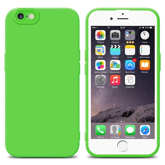 Pokrowiec Etui Do Apple iPhone 6 / 6S w FLUID ZIELEŃ TPU Silikonowe Obudowa Ochronny Case Cover Cadorabo Cadorabo