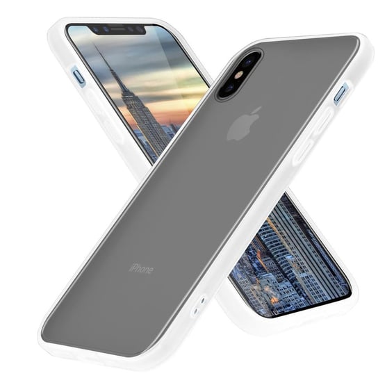 Pokrowiec Etui Do Apple iPhone X / XS w Matowy Przezroczysty TPU Hard Case Obudowa Ochronny Cadorabo Cadorabo