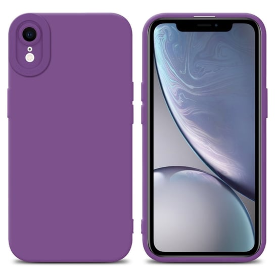 Pokrowiec Etui Do Apple iPhone XR w FLUID MATOWY FIOLET TPU Silikonowe Obudowa Ochronny Case Cover Cadorabo Cadorabo