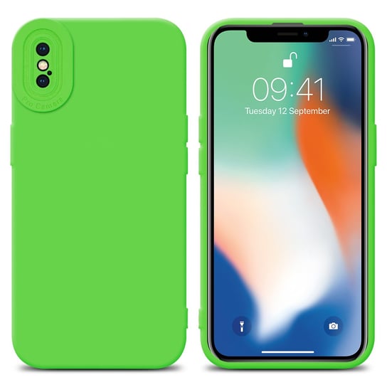 Pokrowiec Etui Do Apple iPhone XS MAX w FLUID ZIELEŃ TPU Silikonowe Obudowa Ochronny Case Cover Cadorabo Cadorabo