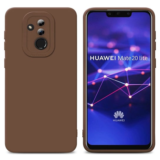 Pokrowiec Etui Do Huawei MATE 20 LITE w FLUID BRĄZOWY TPU Silikonowe Obudowa Ochronny Case Cover Cadorabo Cadorabo