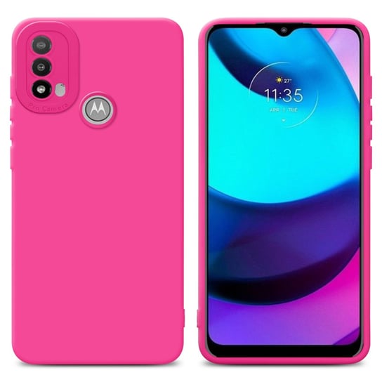 Pokrowiec Etui Do Motorola MOTO E20 w FLUID HOTPINK TPU Silikonowe Obudowa Ochronny Case Cover Cadorabo Cadorabo