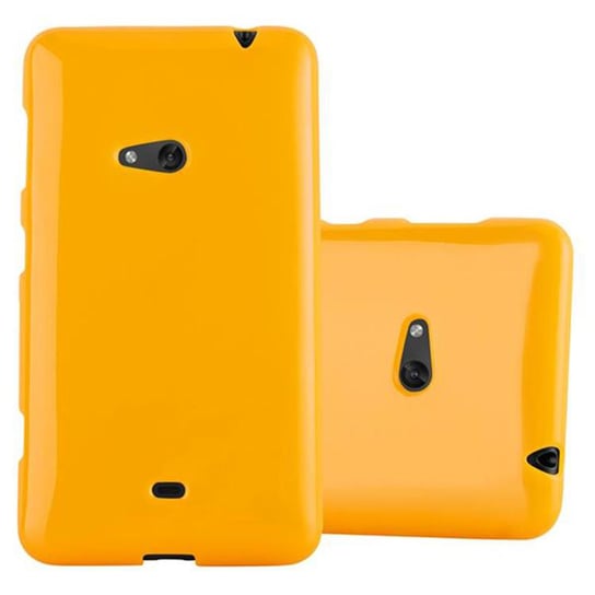 Pokrowiec Etui Do Nokia Lumia 625 Obudowa w JELLY ŻÓŁTY TPU Ochronny Case Cover Plecki Cadorabo Cadorabo
