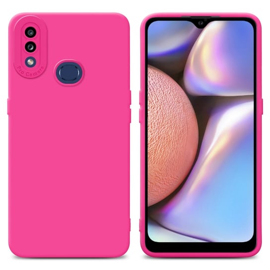 Pokrowiec Etui Do Samsung Galaxy A10s / M01s w FLUID HOTPINK TPU Silikonowe Obudowa Ochronny Case Cover Cadorabo Cadorabo