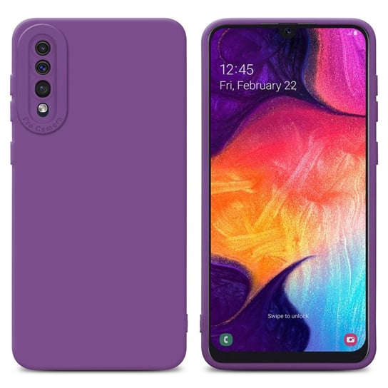 Pokrowiec Etui Do Samsung Galaxy A50 4G / A50s / A30s w FLUID MATOWY FIOLET TPU Silikonowe Obudowa Ochronny Case Cover Cadorabo Cadorabo