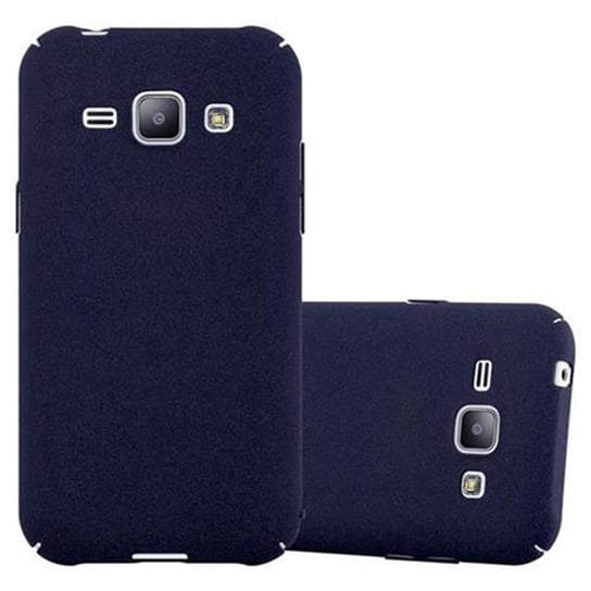 Pokrowiec Etui Do Samsung Galaxy J1 2015 w FROSTY NIEBIESKI Pokrowiec Ochronny Obudowa Hard Case Cover Cadorabo Cadorabo
