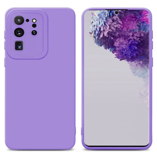 Pokrowiec Etui Do Samsung Galaxy S20 ULTRA w FLUID JASNY FIOLET TPU Silikonowe Obudowa Ochronny Case Cover Cadorabo Cadorabo