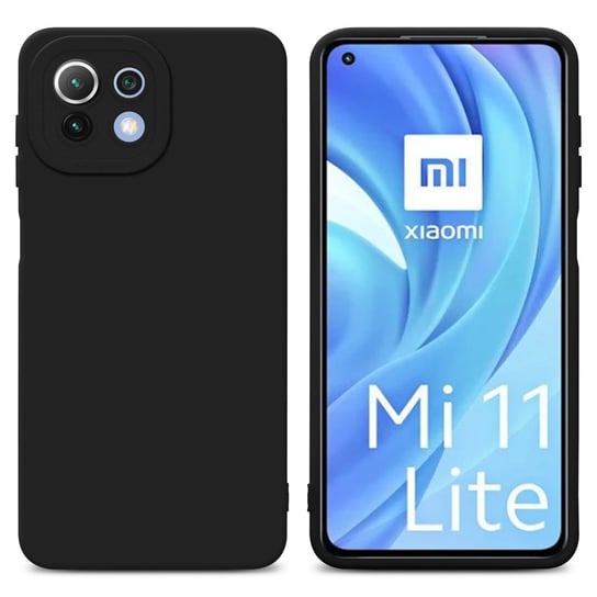 Pokrowiec Etui Do Xiaomi Mi 11 LITE (4G / 5G) / 11 LITE NE w FLUID CZERŃ TPU Silikonowe Obudowa Ochronny Case Cover Cadorabo Cadorabo