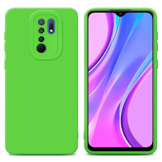 Pokrowiec Etui Do Xiaomi RedMi 9 w FLUID ZIELEŃ TPU Silikonowe Obudowa Ochronny Case Cover Cadorabo Cadorabo