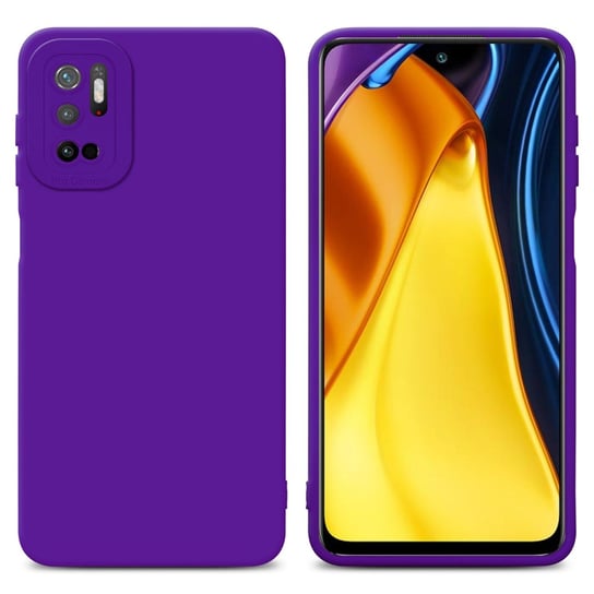 Pokrowiec Etui Do Xiaomi RedMi NOTE 10 5G / POCO M3 PRO 5G w FLUID CIEMNY FIOLET TPU Silikonowe Obudowa Ochronny Case Cover Cadorabo Cadorabo