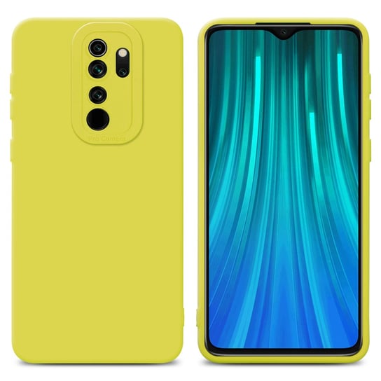 Pokrowiec Etui Do Xiaomi RedMi NOTE 8 PRO w FLUID ŻÓŁTY TPU Silikonowe Obudowa Ochronny Case Cover Cadorabo Cadorabo