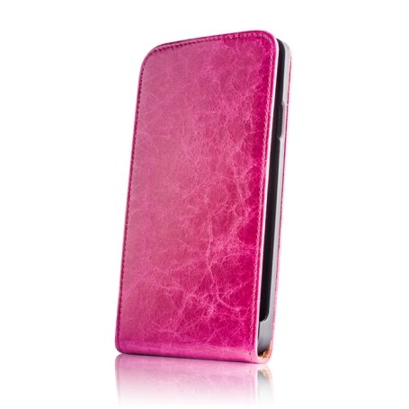 Pokrowiec GREENGO Sligo Exclusive na Samsung S7560/S7580 Galaxy Trend, Trend Plus, różowy GreenGo