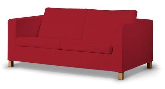 Pokrowiec krótki na rozkładaną sofę Karlanda, DEKORIA, Etna, czerwony Dekoria