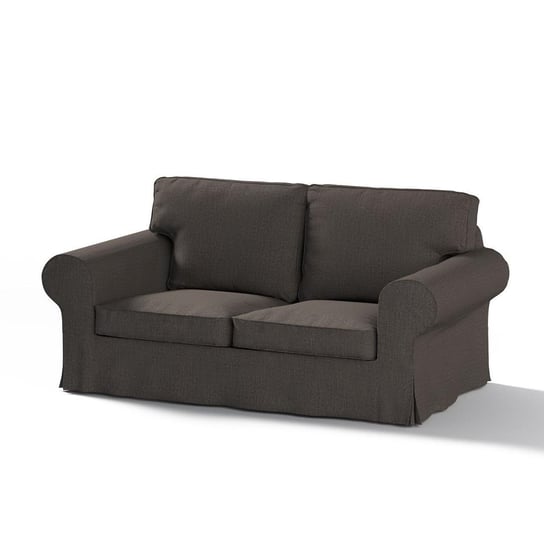 Pokrowiec na 2-osobową rozkładaną sofę Ektorp DEKORIA Vintage, brązowy Dekoria