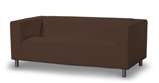Pokrowiec na 2-osobową sofę Klippan, DEKORIA, Chenille, brązowy Dekoria