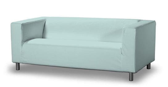 Pokrowiec na 2-osobową sofę Klippan, DEKORIA, Cotton Panama, błękitny Dekoria