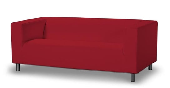 Pokrowiec na 2-osobową sofę Klippan, DEKORIA, Etna, czerwony Dekoria