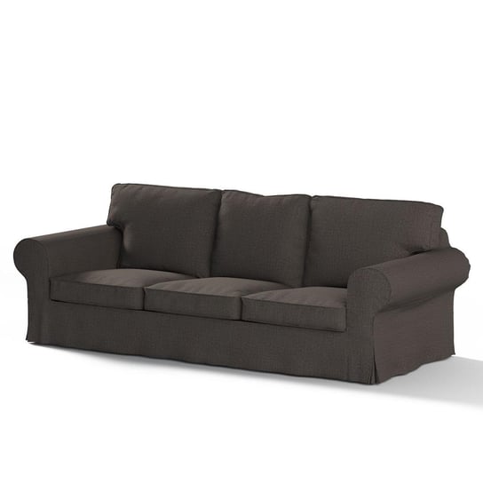 Pokrowiec na 3-osobową rozkładaną sofę Ektorp, DEKORIA, Vintage, brązowy Dekoria