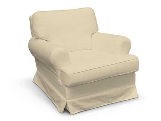 Pokrowiec na fotel Barkaby, kremowy szenil, 80 x 86 cm, Chenille Inna marka