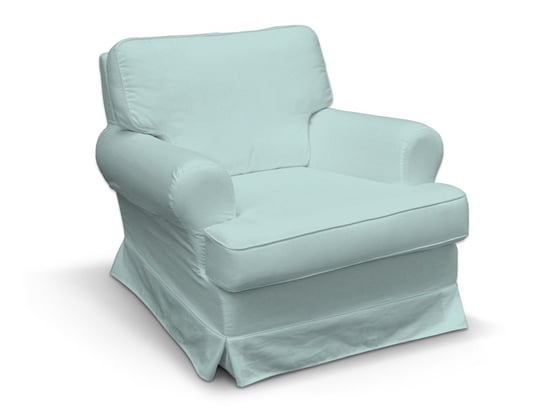 Pokrowiec na fotel Barkaby, pastelowy błękit, 80 x 86 cm, Cotton Panama Inna marka