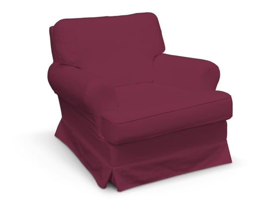 Pokrowiec na fotel Barkaby, Plum (śliwkowy), 80 x 86 cm, Cotton Panama Inna marka