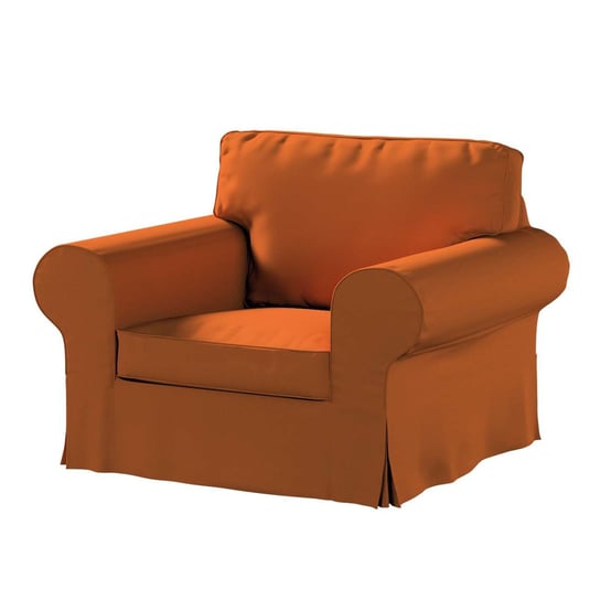 Pokrowiec na fotel Ektorp, Cotton Panama, rudy, 103x82x73 cm Dekoria