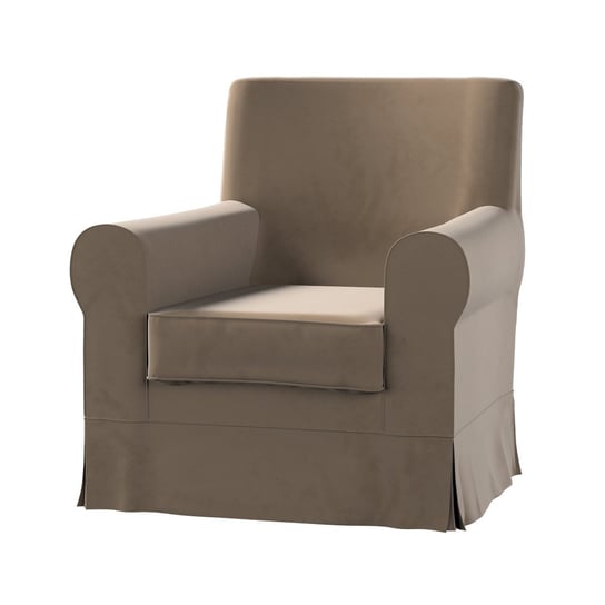 Pokrowiec na fotel Ektorp Jennylund, brązowy, 78 x 85 x 84 cm, Living Velvet Inna marka