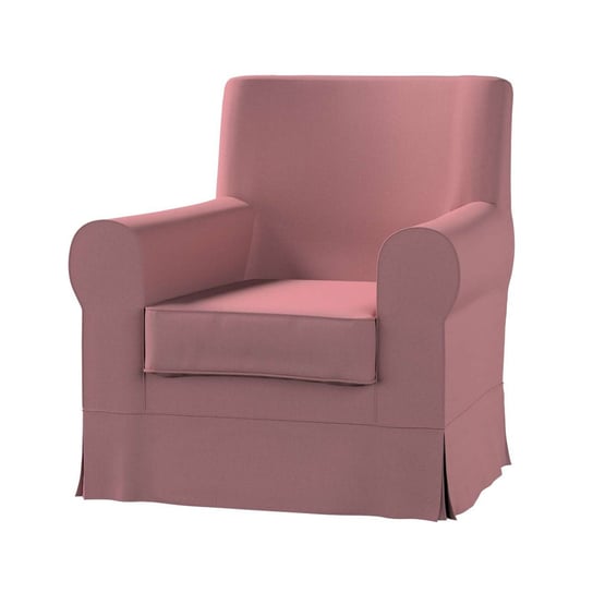 Pokrowiec na fotel Ektorp, Jennylund, Cotton Panama, zgaszony róż, 78x85x84 cm Dekoria