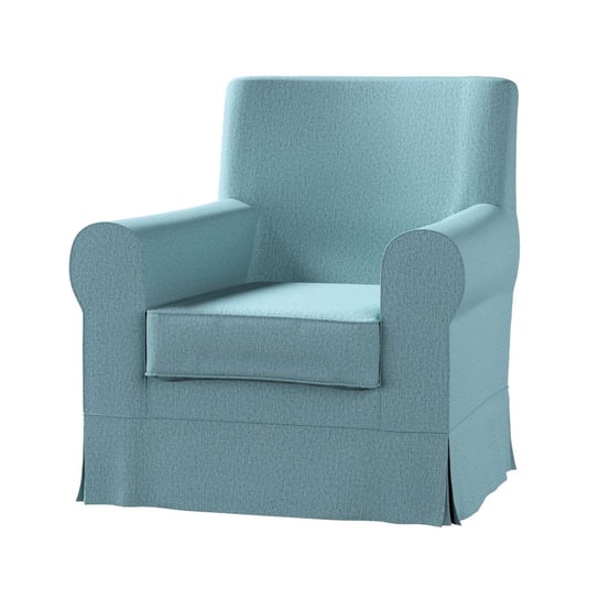 Pokrowiec na fotel Ektorp, Jennylund, Living, błękitno-szary melanż, 78x85x84 cm Dekoria