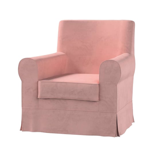 Pokrowiec na fotel Ektorp, Jennylund, Living, pastelowy róż, 78x85x84 cm Dekoria