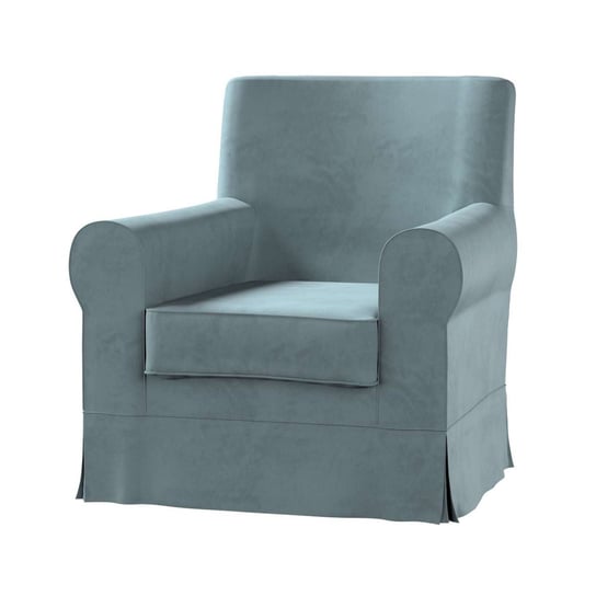 Pokrowiec na fotel Ektorp, Jennylund, Living, szaro-niebieski, 78x85x84 cm Dekoria