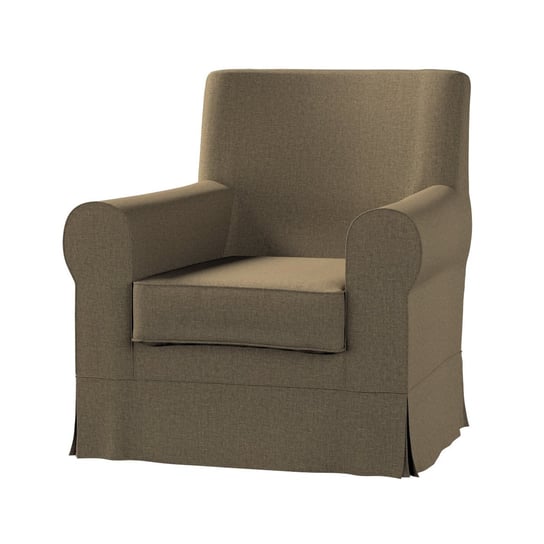 Pokrowiec na fotel Ektorp Jennylund, szaro-brązowy, 78 x 85 x 84 cm, Living Inna marka