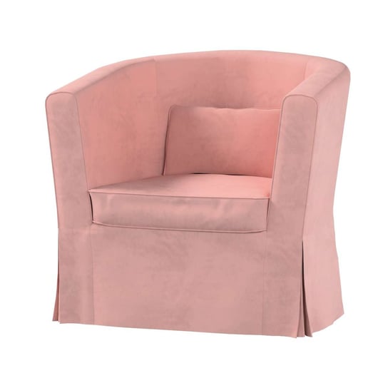 Pokrowiec na fotel Ektorp Tullsta, Living, pastelowy róż, 79x69x78 cm Dekoria