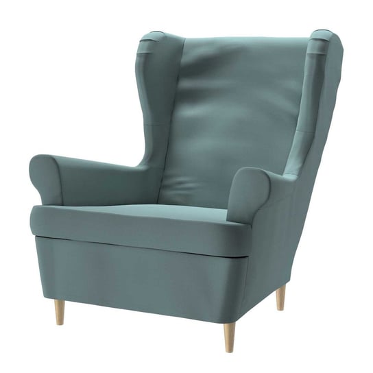 Pokrowiec na fotel Strandmon, eukaliptusowy błękit, 82x100x101cm, Cotton Panama Inna marka