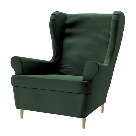 Pokrowiec na fotel Strandmon, Forest Green (zielony), 82x100x101cm, Cotton Panama Inna marka