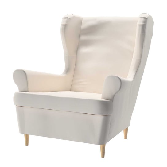 Pokrowiec na fotel Strandmon, kremowa biel, 82x100x101cm, Etna Inna marka