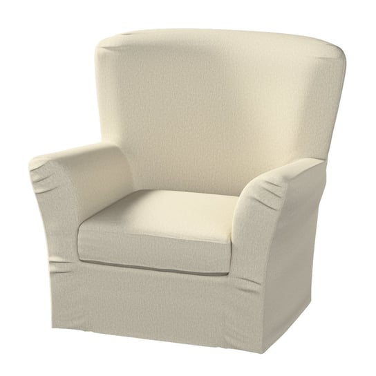 Pokrowiec na fotel Tomelilla wysoki z zakładkami, beżowy, 96 x 93 x 88 cm, Madrid Inna marka