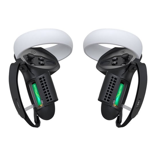 Pokrowiec na kontrolery z otworem na baterię i uchwytem Kiwi Design Q1 PRO-2.2 do Meta Quest 2 czarne Inny producent